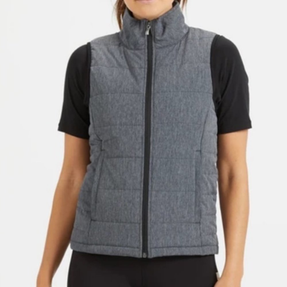 Vuori Black Grey women’s Vest NWOT sz XL